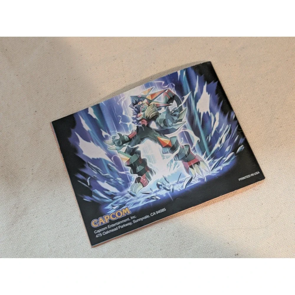 Mega Man Battle Network 6 Cybeast Gregar GBA Instruction Booklet Manual Capcom